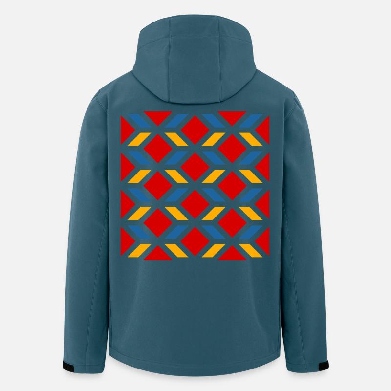 Málaga Straßenmauer 2 - Recycelte Männer Softshell-Jacke von Stanley/Stella - Dunkles Petrol