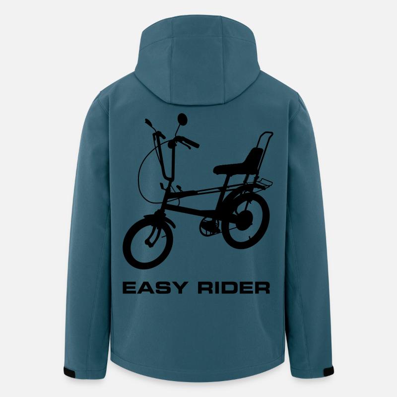 Conception de l’hélicoptère. - Veste softshell homme en polyester recyclé Stanley/Stella - bleu pétrole foncé