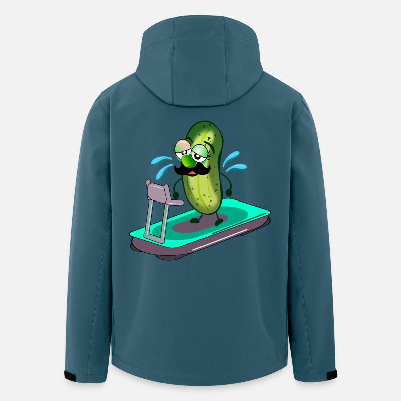 Papa Pickles Laufband - Recycelte Männer Softshell-Jacke von Stanley/Stella - Dunkles Petrol