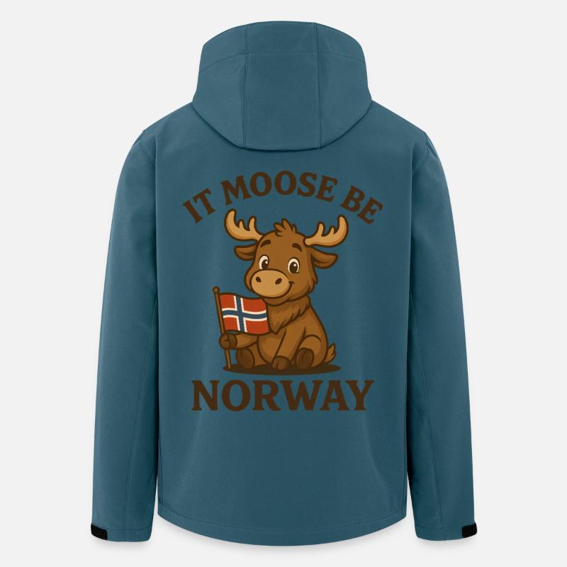 Elch & Norwegen Wortwitz – It Moose Be Norway - Men’s Recycled Softshell Jacket by Stanley/Stella - stargazer