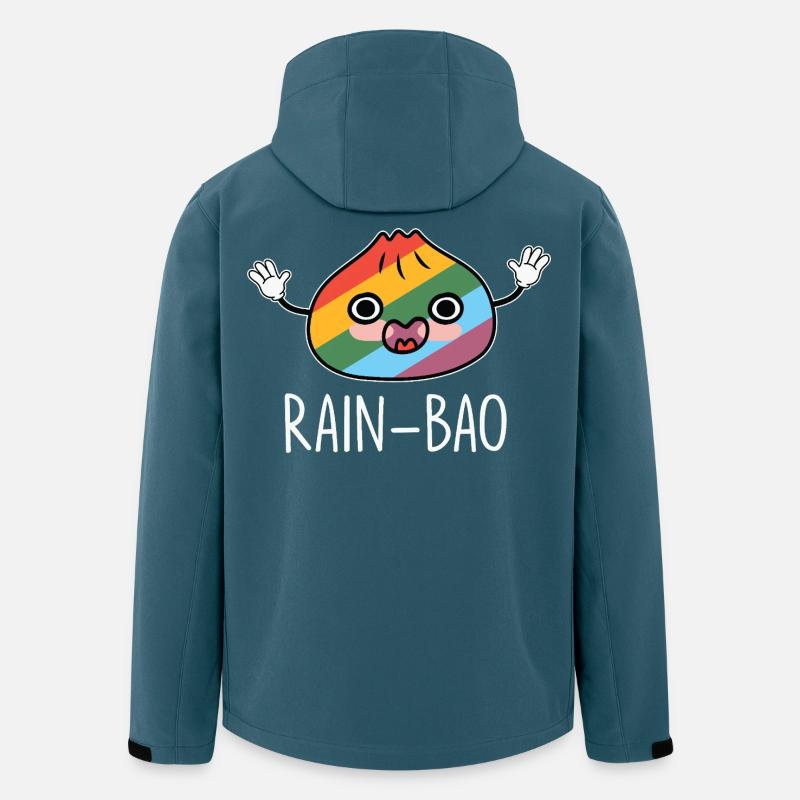 Regen-Bao Potion Glück vielfarbig - Recycelte Männer Softshell-Jacke von Stanley/Stella - Dunkles Petrol