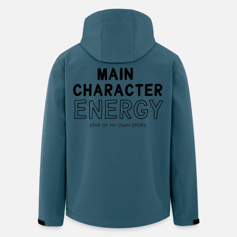 Main Character Energy - Recycelte Männer Softshell-Jacke von Stanley/Stella - Dunkles Petrol