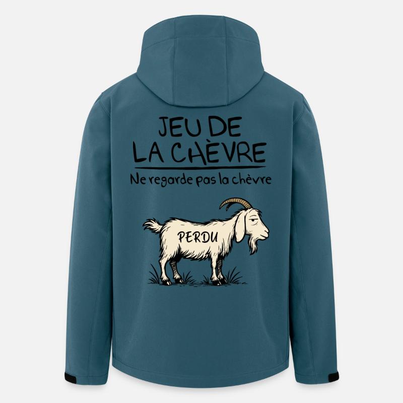 Das Ziegenspiel - Recycelte Männer Softshell-Jacke von Stanley/Stella - Dunkles Petrol