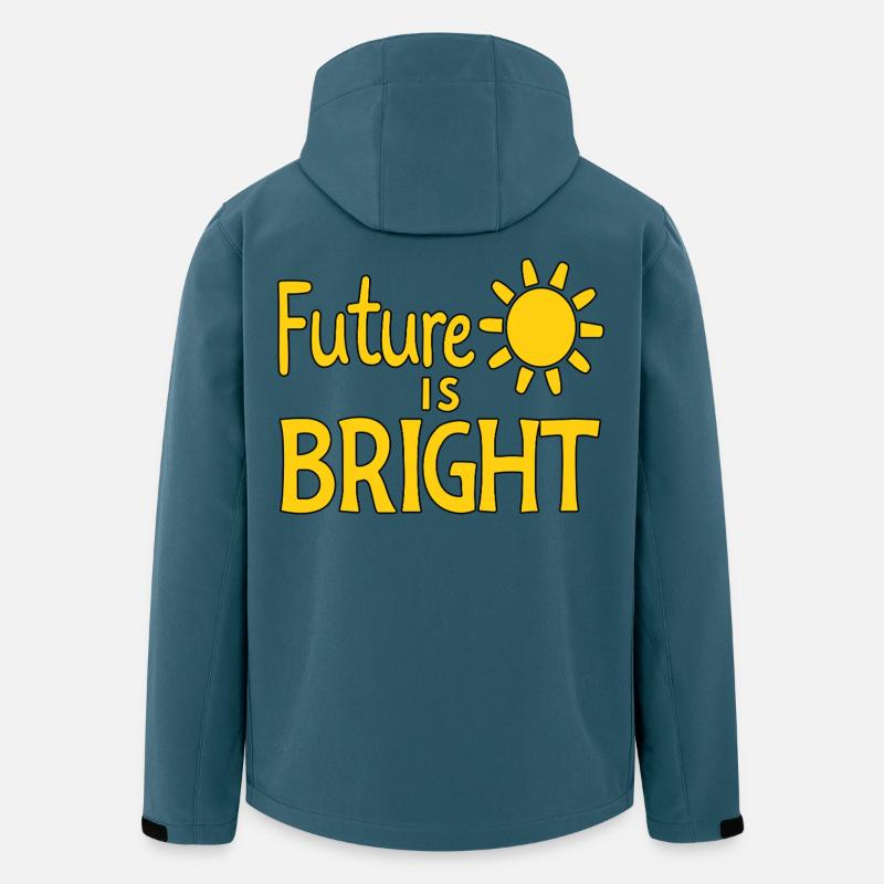 Future Is Bright - Sun - Men’s Recycled Softshell Jacket by Stanley/Stella - stargazer