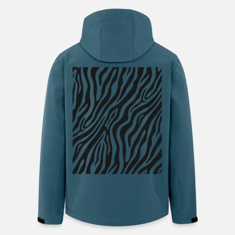 Zebra Pattern - Men’s Recycled Softshell Jacket by Stanley/Stella - stargazer