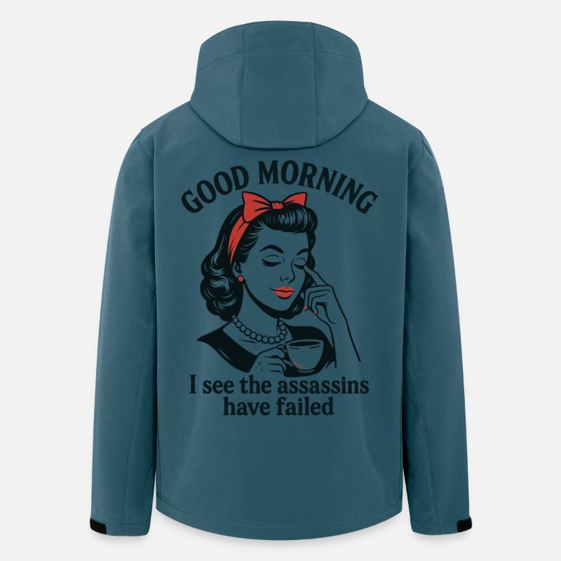 Guten-Morgen-Attentäter gescheitert - Recycelte Männer Softshell-Jacke von Stanley/Stella - Dunkles Petrol