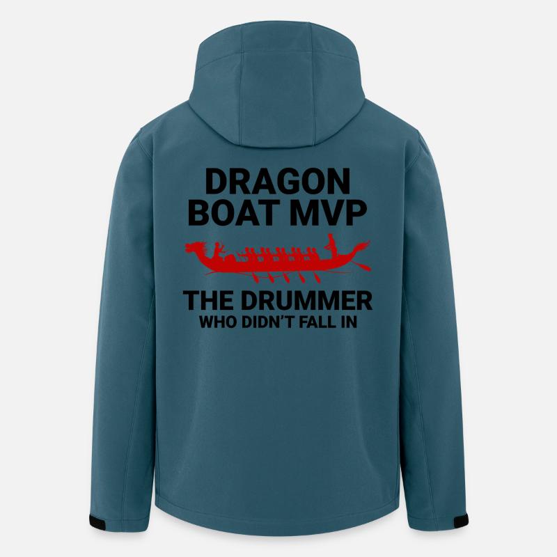 Drachenboot-Trommler - Recycelte Männer Softshell-Jacke von Stanley/Stella - Dunkles Petrol