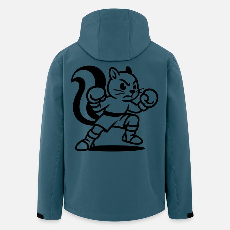 Boxer Squirrel - Men’s Recycled Softshell Jacket by Stanley/Stella - stargazer