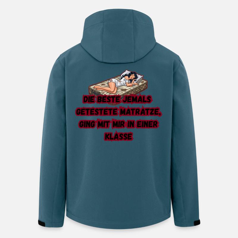 Die beste getestete Matratze - Recycelte Männer Softshell-Jacke von Stanley/Stella - Dunkles Petrol