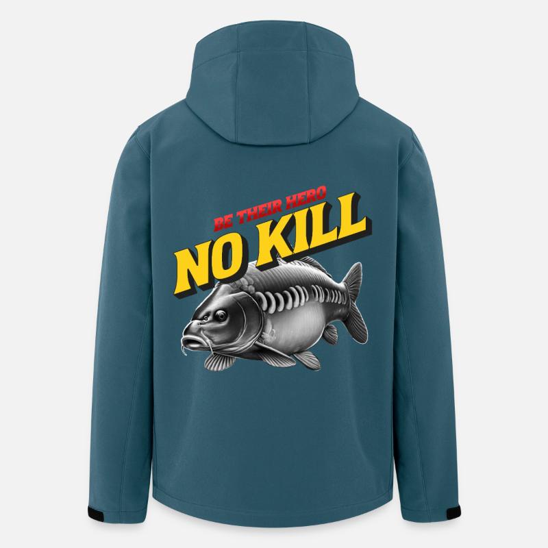 Seien Sie ihr Held! - Recycelte Männer Softshell-Jacke von Stanley/Stella - Dunkles Petrol