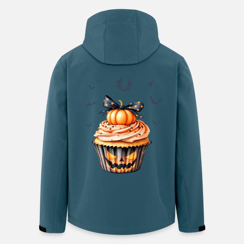 Halloween Cupcake Outfit Herbst - Recycelte Männer Softshell-Jacke von Stanley/Stella - Dunkles Petrol