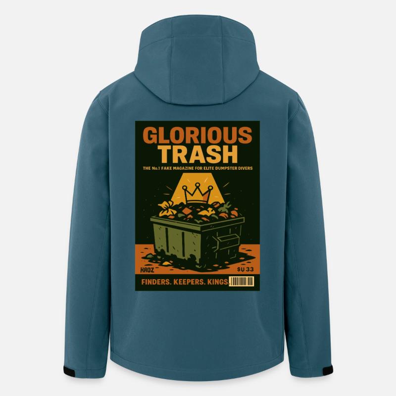 Glorious Garbage Container Magazine - Men’s Recycled Softshell Jacket by Stanley/Stella - stargazer