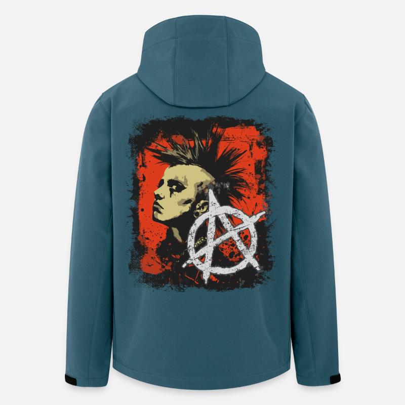 Punkrock Mädchen - Recycelte Männer Softshell-Jacke von Stanley/Stella - Dunkles Petrol