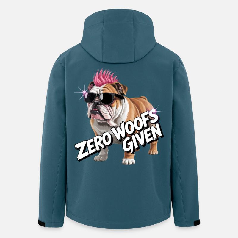 Bulldog Punk Mohawk Tee - Recycelte Männer Softshell-Jacke von Stanley/Stella - Dunkles Petrol