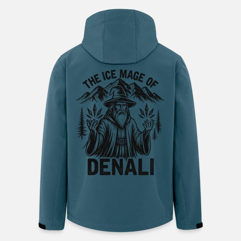 Der Eiszauberer von Denali - Recycelte Männer Softshell-Jacke von Stanley/Stella - Dunkles Petrol