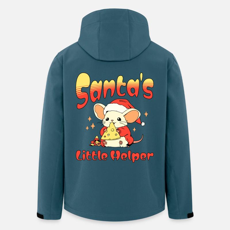 Weihnachtsmann Outfit perfekte Geschenkidee - Recycelte Männer Softshell-Jacke von Stanley/Stella - Dunkles Petrol