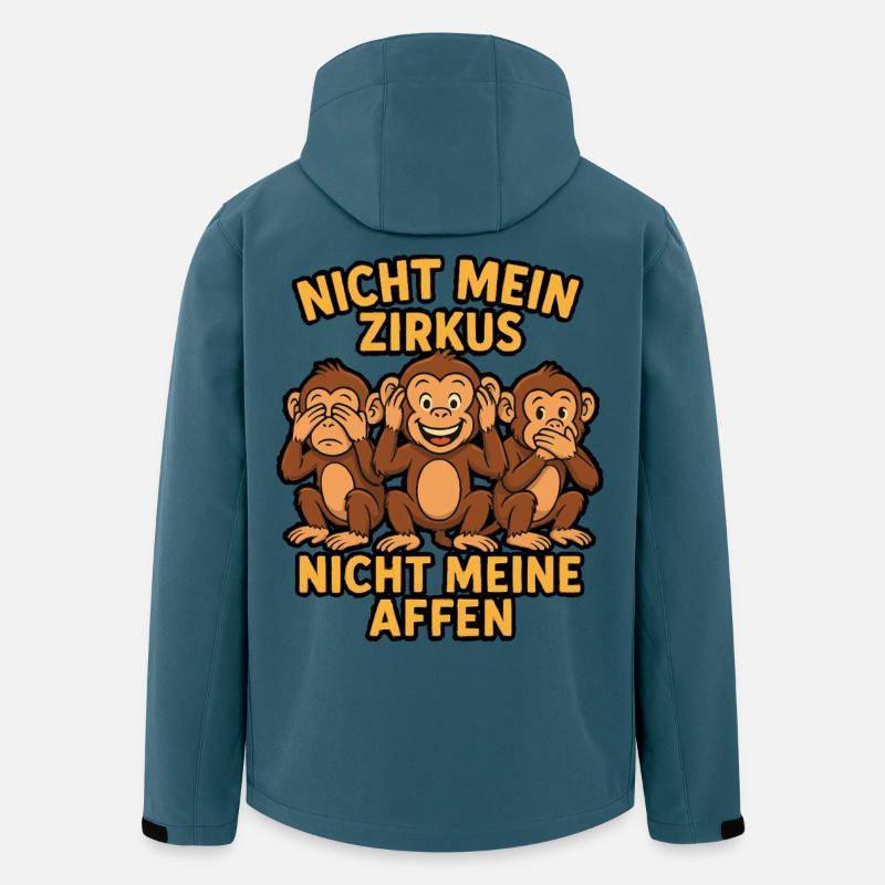 Not my circus, not my monkeys - Men’s Recycled Softshell Jacket by Stanley/Stella - stargazer