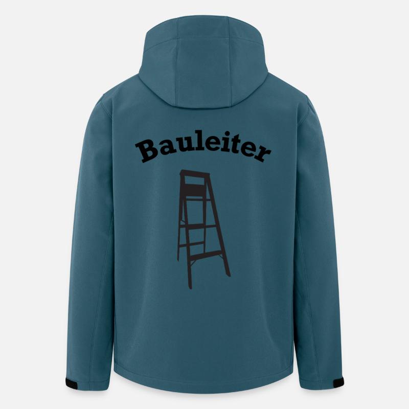Bauleiter Outfit Handwerker - Recycelte Männer Softshell-Jacke von Stanley/Stella - Dunkles Petrol