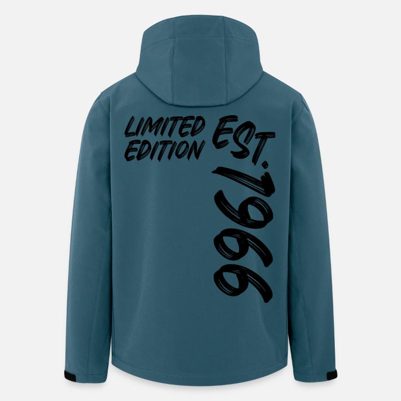 Édition limitée est. 1966 - Veste softshell homme en polyester recyclé Stanley/Stella - bleu pétrole foncé