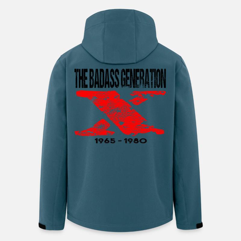 Generation X 1965 1980 Retro - Recycelte Männer Softshell-Jacke von Stanley/Stella - Dunkles Petrol