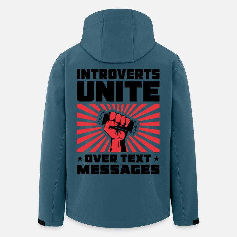 Forderungsfaust Strahlen - Recycelte Männer Softshell-Jacke von Stanley/Stella - Dunkles Petrol