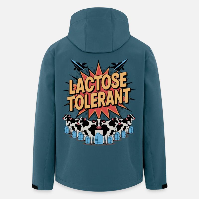 Laktose Tolerant - Recycelte Männer Softshell-Jacke von Stanley/Stella - Dunkles Petrol