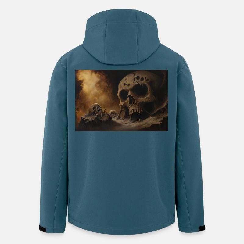 Dark Fantasy Horror Illustration - Recycelte Männer Softshell-Jacke von Stanley/Stella - Dunkles Petrol