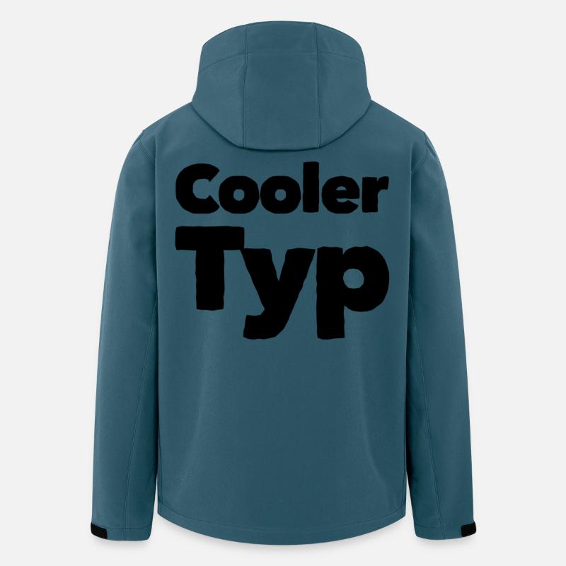 COOLER TYP - Recycelte Männer Softshell-Jacke von Stanley/Stella - Dunkles Petrol
