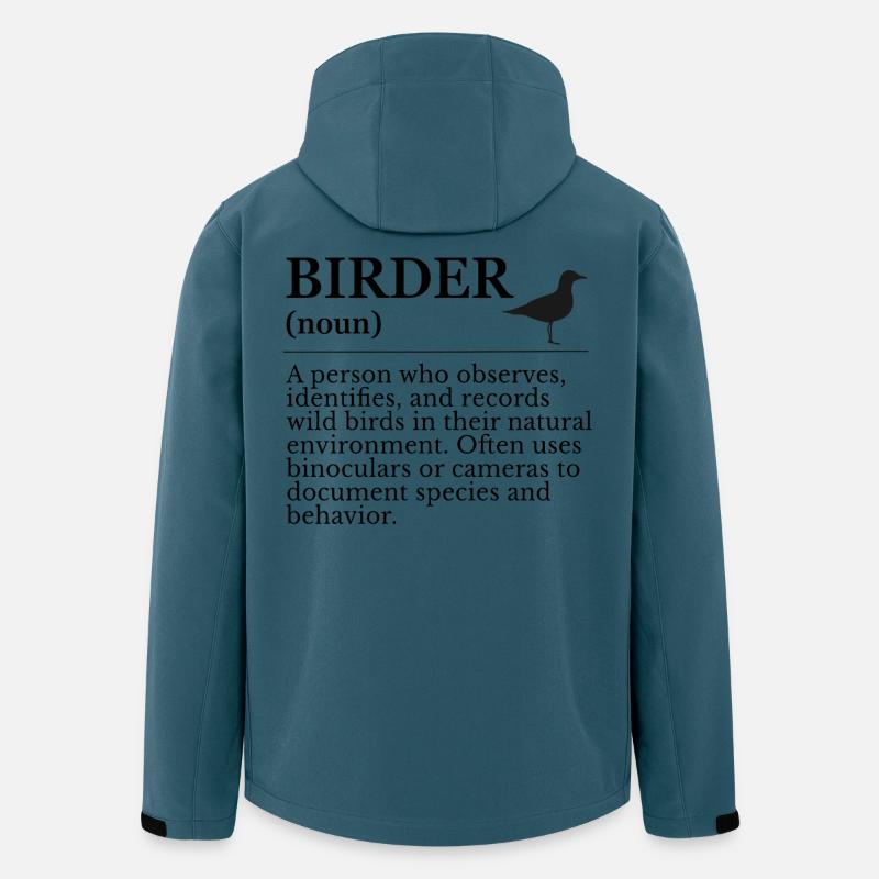 Birder Definition - Birdwatchers - Men’s Recycled Softshell Jacket by Stanley/Stella - stargazer