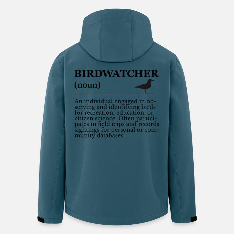 Birdwatcher Definition - Birdwatching - Men’s Recycled Softshell Jacket by Stanley/Stella - stargazer