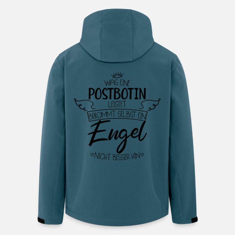 Beste Postbotin  - Recycelte Männer Softshell-Jacke von Stanley/Stella - Dunkles Petrol