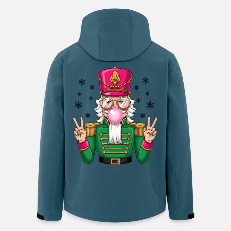 Nussknacker Kaugummi - Recycelte Männer Softshell-Jacke von Stanley/Stella - Dunkles Petrol