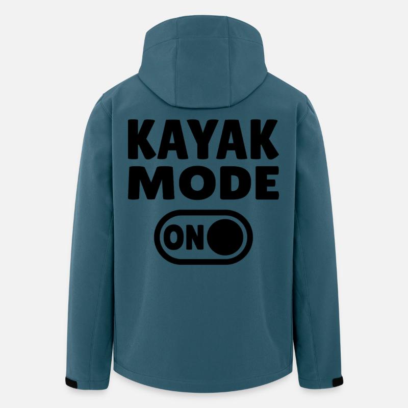 Kayak Mode ON  - Recycelte Männer Softshell-Jacke von Stanley/Stella - Dunkles Petrol