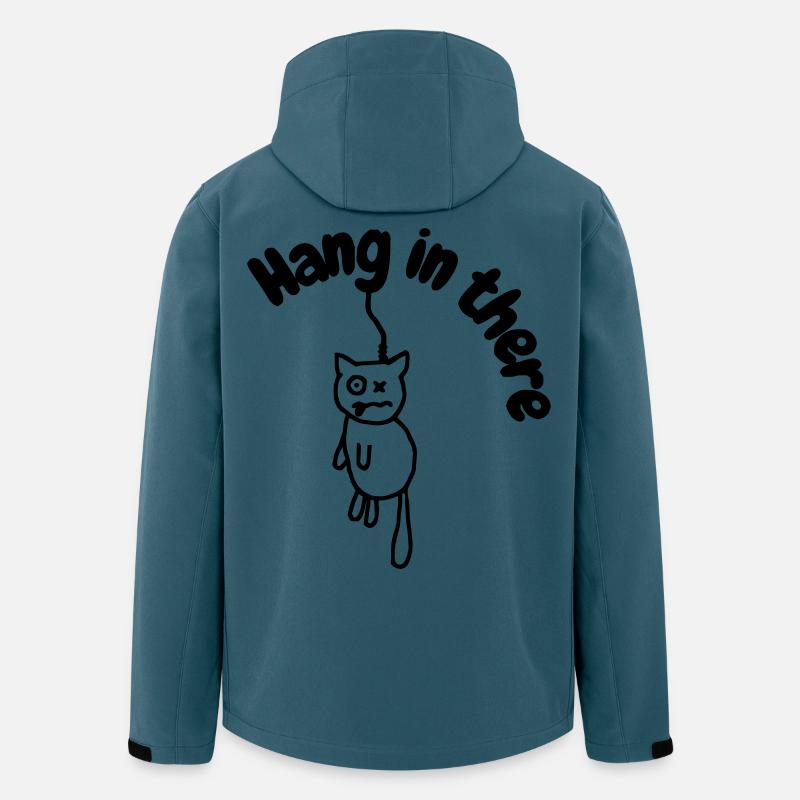 Hanginthere3 - Recycelte Männer Softshell-Jacke von Stanley/Stella - Dunkles Petrol