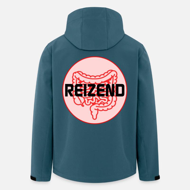 REIZEND DARM REIZDARM - Recycelte Männer Softshell-Jacke von Stanley/Stella - Dunkles Petrol