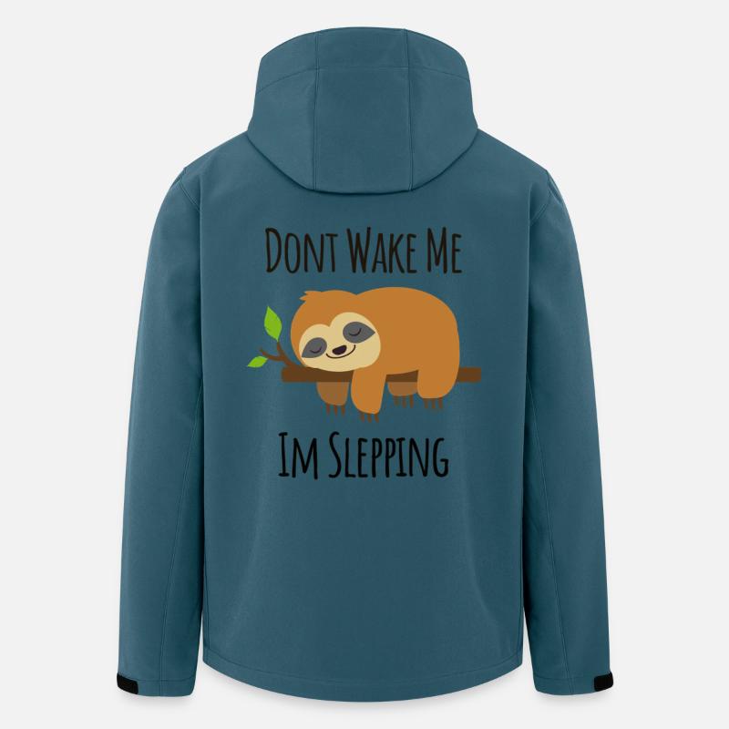 Dont Wake Me Im Sleeping - Recycelte Männer Softshell-Jacke von Stanley/Stella - Dunkles Petrol