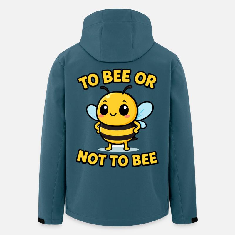 Biene oder nicht Biene - Recycelte Männer Softshell-Jacke von Stanley/Stella - Dunkles Petrol