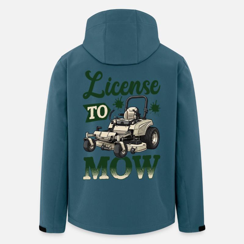 License To Mow - Recycelte Männer Softshell-Jacke von Stanley/Stella - Dunkles Petrol