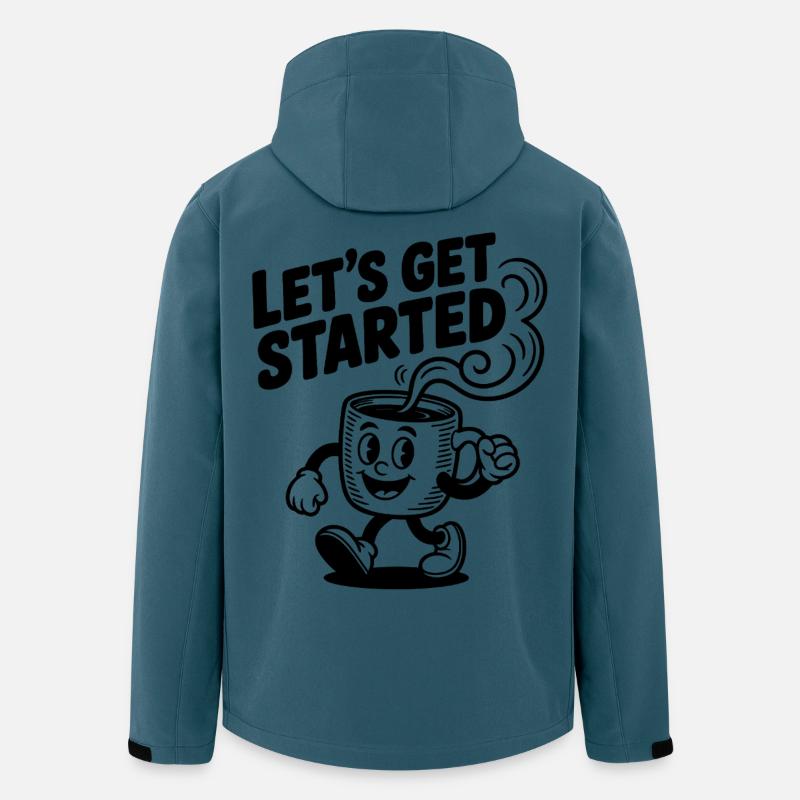 Let's Get Started Coffee Mug - Men’s Recycled Softshell Jacket by Stanley/Stella - stargazer