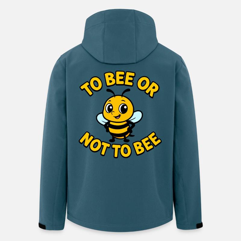 Biene oder nicht Biene - Recycelte Männer Softshell-Jacke von Stanley/Stella - Dunkles Petrol