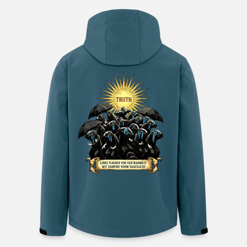 Vampires Avoid the Light Satire - Men’s Recycled Softshell Jacket by Stanley/Stella - stargazer