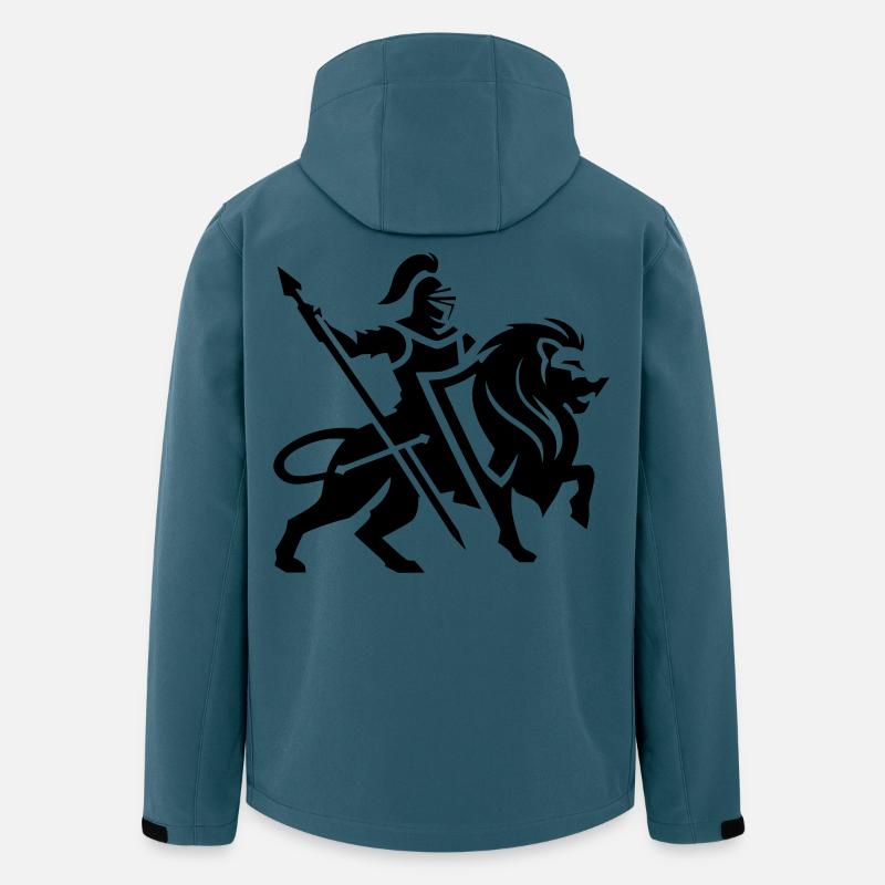 Krieger - Recycelte Männer Softshell-Jacke von Stanley/Stella - Dunkles Petrol