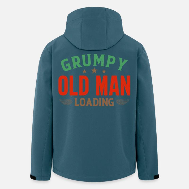 Grumpy Old Man Loading Shirt - Men’s Recycled Softshell Jacket by Stanley/Stella - stargazer