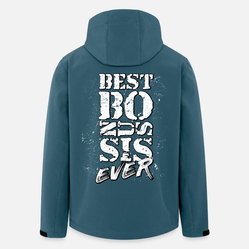 Schwester - Recycelte Männer Softshell-Jacke von Stanley/Stella - Dunkles Petrol