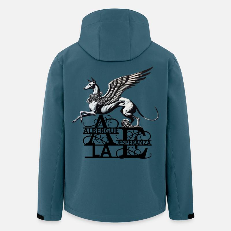 Albergue la Esperanza Nr2 - Recycelte Männer Softshell-Jacke von Stanley/Stella - Dunkles Petrol