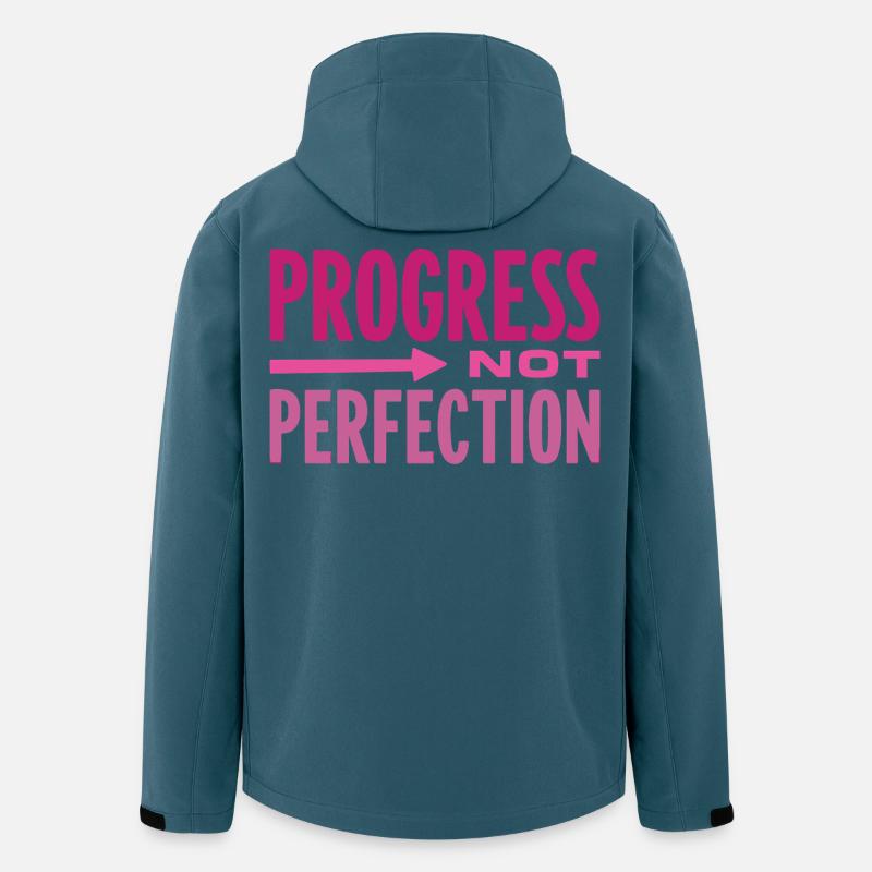 Progress Not Perfection Progress Counts - Men’s Recycled Softshell Jacket by Stanley/Stella - stargazer