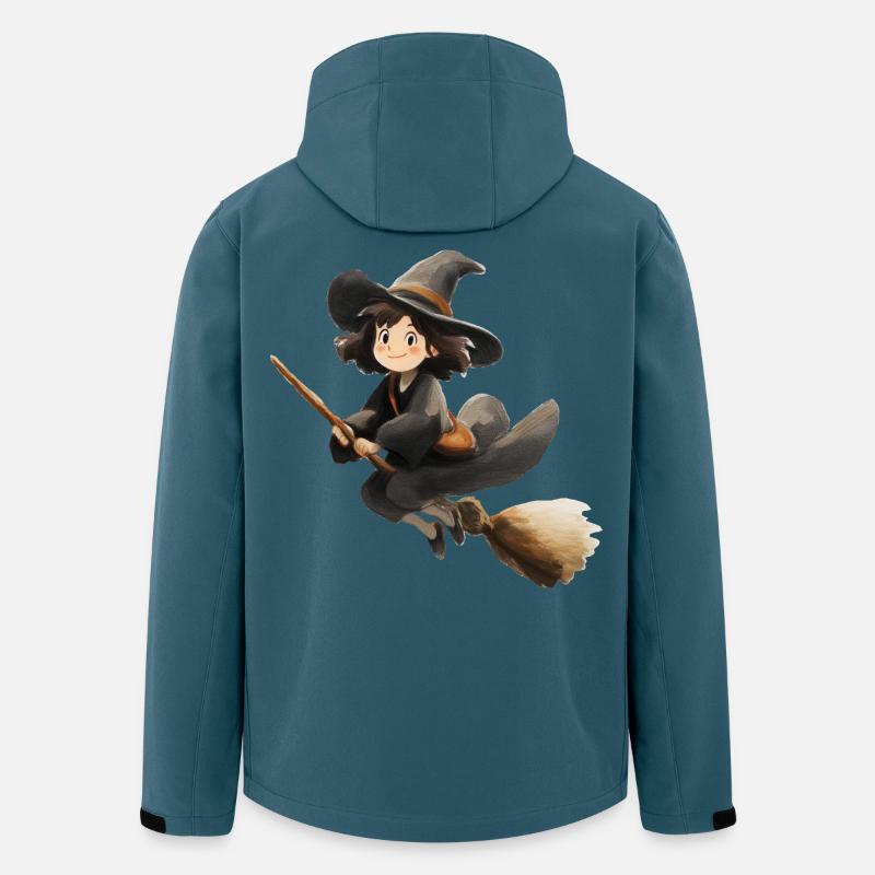 Hexe - Recycelte Männer Softshell-Jacke Discoverer von Stanley/Stella - Dunkles Petrol