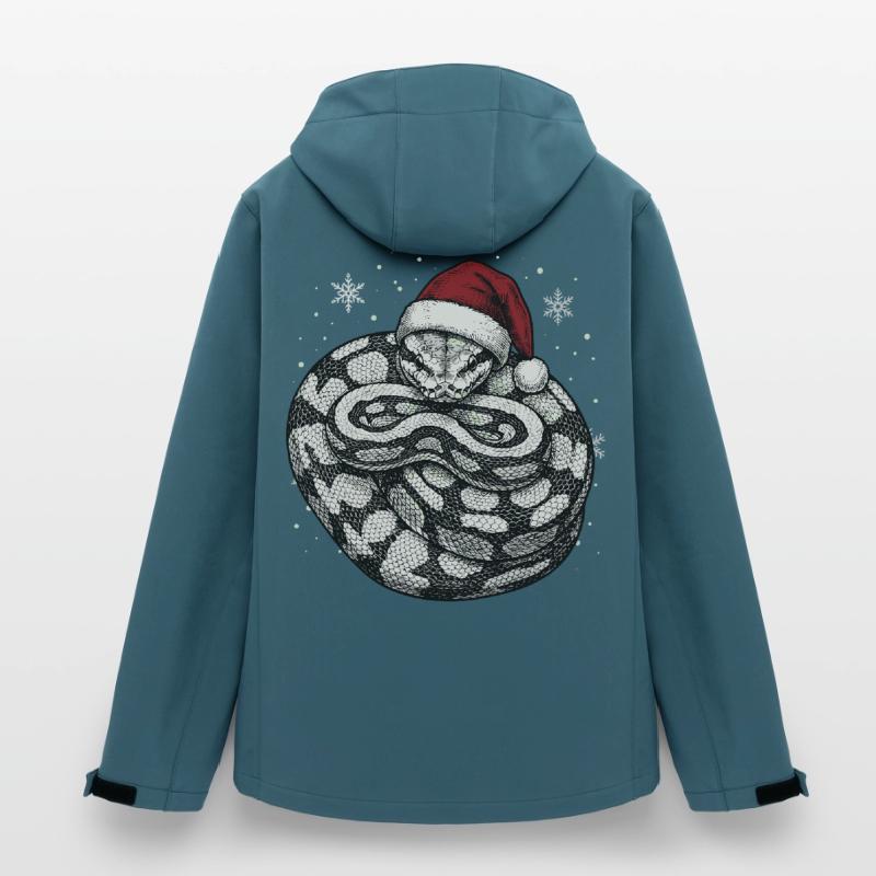 Serpent roi python roi de Noël Python boule Veste softshell homme en polyester recyclé Stanley/Stella