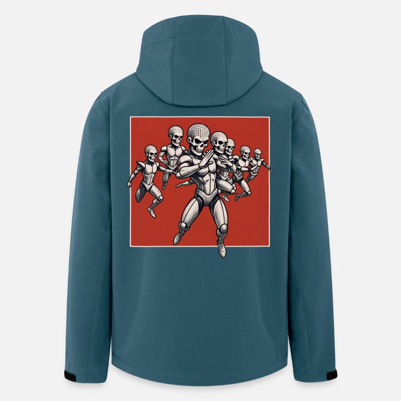 SPACE KUNG FU #2 - geek & scifi - Men’s Recycled Softshell Jacket by Stanley/Stella - stargazer