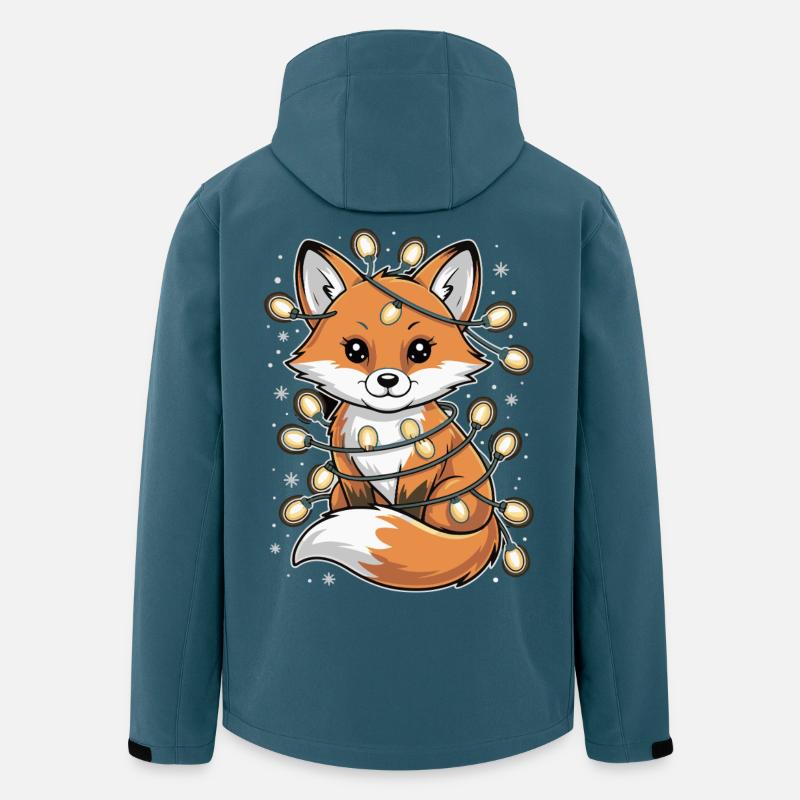 Lichterfuchs in the winter magic fox - Men’s Recycled Softshell Jacket by Stanley/Stella - stargazer